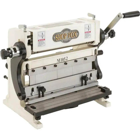 3-In-1 Sheet Metal Machine 12 Inch Capacity For Breaking, Shearing And Slip Rolling Up To 22 Gauge Mild Steel, 1-1/2 Inch Roll Diameter