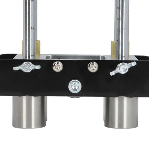 Close-up of Workhorse Sheet Metal Bending Tool For 0-90 Degree Angles showing clamps and adjustment features for roofing sheets