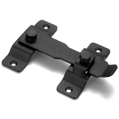 Matte Black Flip Latch Gate Latch Lock For Barn Fence And Sliding Doors Heavy Duty Stainless Steel Gate Hardware Safety Catch