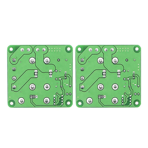 Back view of Two Pack DC Motor Speed Controller 6V To 90V PWM 15A with Knob PLC Compatible for DIY Projects and Pumps.