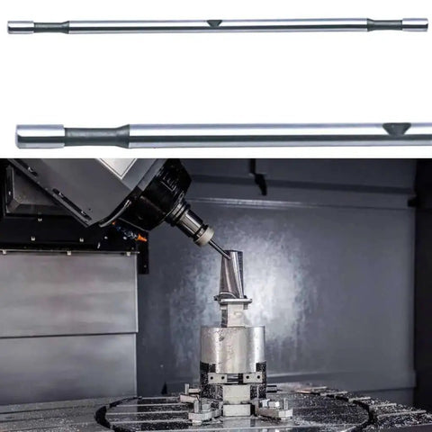 Portable Sheet Metal Nibbler Cutter Drill Attachment for cutting thick metal, double head nibbler tool shown from side and in use.