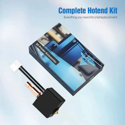 Upgraded Hotend Kit For Kobra S1 And Kobra S1 Combo With 0.4mm Brass Nozzle, Fast Heating And Stable Extrusion package and components