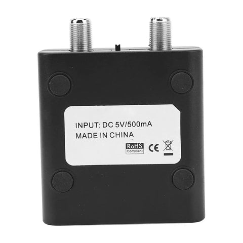 Back view of RF Modulator Adapter With HDMI Input For NTSC Output And 1080P PLL Controlled VHF Modulation Coaxial Converter For Old School TVs