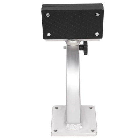 Universal 90 Degree Adjustable Trolling Motor Bracket for Clamp-On Motors Deck Mount, marine-grade aluminum and durable nylon