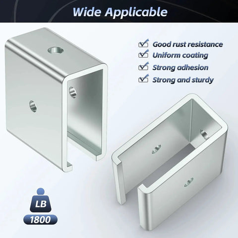 Strut Channel Connector Extend Bracket For 1 5 8 Inch Wide And 1 5 8 Inch High Strut Channel Easy To Install Mounting Bracket For Extending Displays