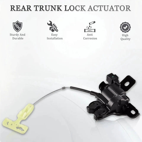 Trunk Deck Lid Latch And Cable Replacement Fits 2015 2016 2017 2018 2019 Ford Mustang, 2013 2019 Ford Fusion, And 2013 2019 Lincoln MKZ