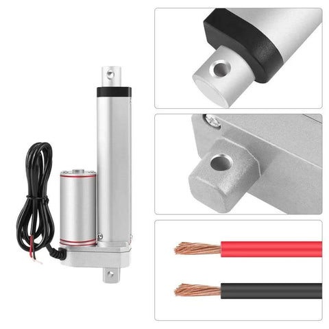 24V 6 Inch Stroke Linear Actuator Heavy Duty Lift 750N for Electric Medical Beds and Vehicles
