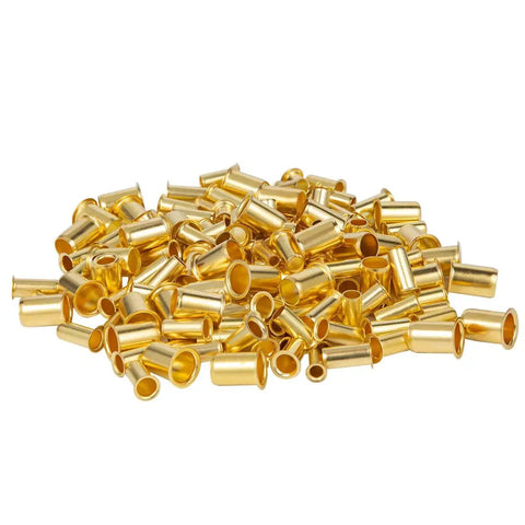 Brass Compression Fittings Kit with Six Sizes Assortment One Eighth to One Half Inch includes sleeves, ferrules, and inserts.
