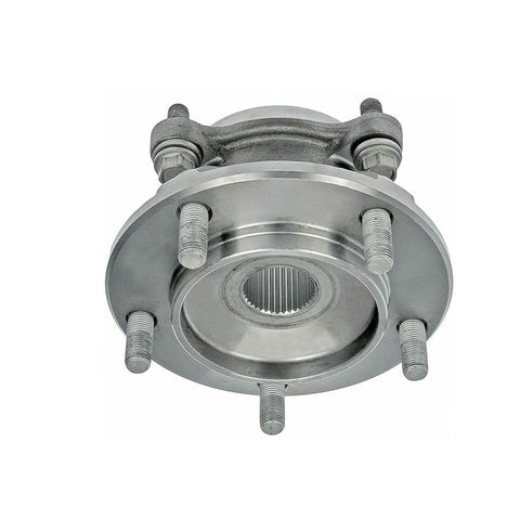 Front view of the Beefy Front Wheel Hub And Bearing Assembly For Toyota Tundra 4WD 2007 Through 2021 And Toyota Sequoia 4WD 2008 Through 2021
