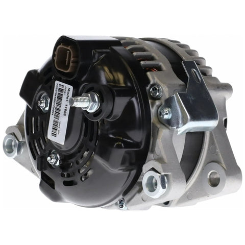 Rear view of Remanufactured 12V 150A Dope Alternator For Hyundai Genesis 3.8L 2012, Santa Fe 3.3L 2013 To 2018, Kia Sorento Sedona.