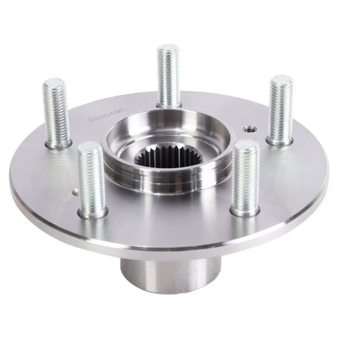 Front view of Premium Front Wheel Bearing And Hub Kit For 2007 2018 Acura RDX And 2007 2017 Honda CR V showing hub details