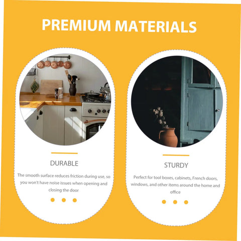 Image showing kitchen and cabinetry to demonstrate the Hidden 360 Degree Rotating Hinge Set for Cabinets and French Doors, Concealed Door Hardware, 4 Piece Pack for Secret Doors and Windows, Durable Hidden Hinge System With No Fuss Install for Home and Office by HOMSFOU.