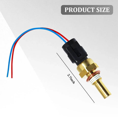 Engine Coolant Temperature Sensor With Connector Pigtail Harness Replacement OEM 19236568 Compatible With Chevy Avalanche Cobalt Aveo