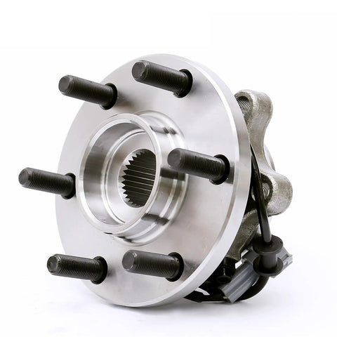 Close-up of Front Wheel Hub Bearing Assembly Set Of 2 For 2005 Through 2019 Nissan Frontier 4x4 2005 Through 2012 Pathfinder 4x4 And 2005 Through 2015 Xterra 4x4 OE Style Replacement Part 515065