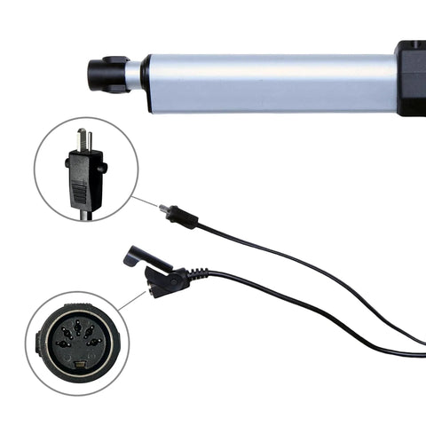 FY031 Linear Actuator For Power Recliner Lift Chairs Replacement Motor JDR OEM, 178mm Stroke, 347mm Install Length close-up