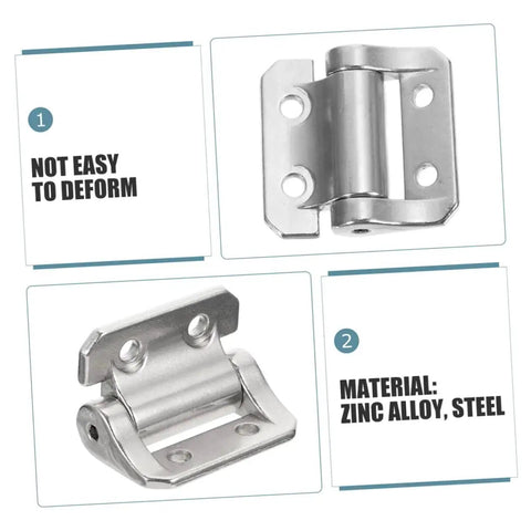 Heavy Duty Thickened Cabinet Door Hinge with High Load Bearing for Heavy Doors, Easy Installation, Zinc Alloy, Steel Material