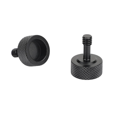 One Quarter Inch Twenty Thread Thumb Screw Cup Head For DSLR Camera Cage Kit Accessories Pack Of 2 Iron Construction