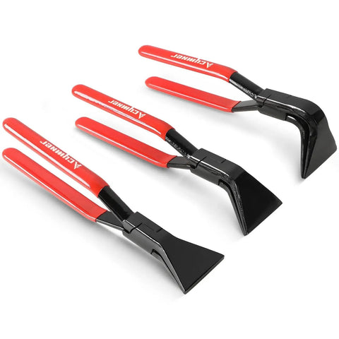 3 Piece Sheet Metal Bending Pliers Set For Roofers And Plumbers With Hand Seamers Includes Straight 45 Degree And 90 Degree Benders