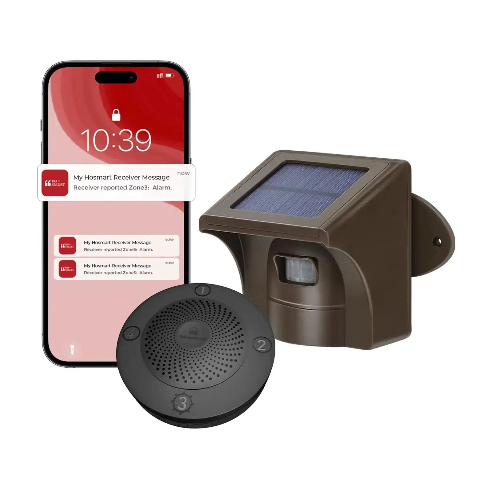 Solar Powered Driveway Alarm System With 2.4G Wi-Fi 🍁 ...