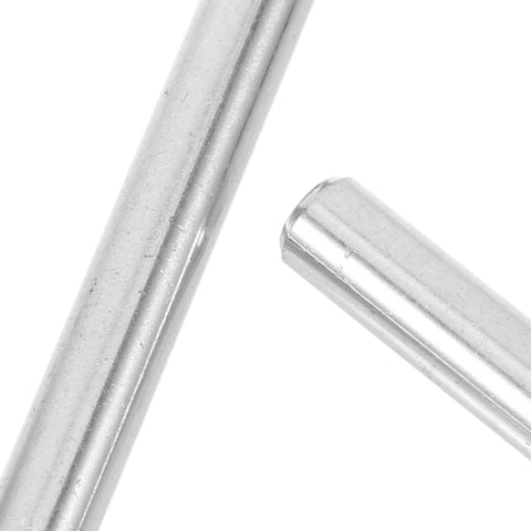 Close-up of 100 Pcs 304 Stainless Steel Solid Dowel Pins 5x40mm Precision Locating Fasteners For Mechanical Assembly And Industrial Equipment Alignment