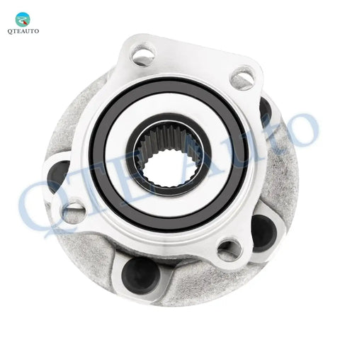 Set Of Four Front And Rear Wheel Bearing Hub Assemblies For 2006 2012 Toyota RAV4 4WD L4 Models Plug And Play Ready To Install Replacement Kit With Exact Fit Durable Steel Construction Sealed Bearings And Long Lasting Performance, showing a close-up of the front hub detail.