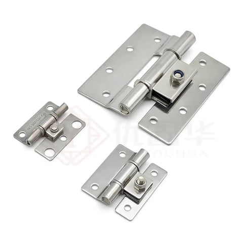 Stainless Steel Torque Door Hinge Friction Damping Free Stop Hinge M2.5x5 T Hinge for Precise Positioning and Smooth Door Opening DIY Metalworking Hardware XK547-1 1Pcs