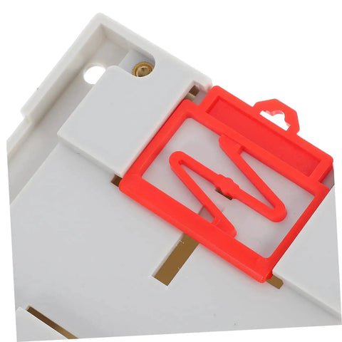 Close-up of 55A Compact ABS Electrical Distribution Enclosure with mounting bracket for control panels.