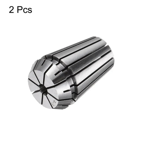 ER20 Spring Collet Chuck 4mm Clamping Diameter, 0.015mm Ultra Precision Tolerance, 40Cr Steel Construction, 2 pcs