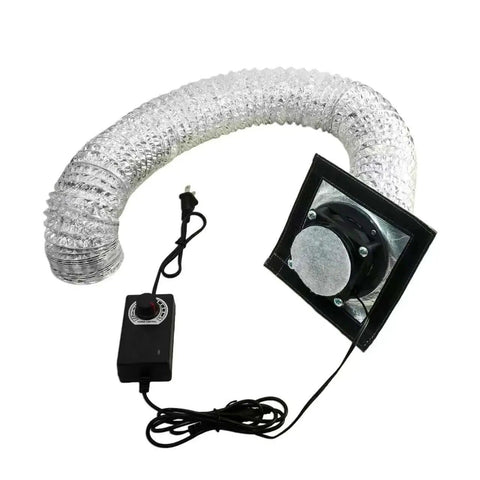 Ventilation kit from All In One Resin 3D Printer Enclosure With Ventilation Kit And Speed Control Dustproof Cover With UV Block Window