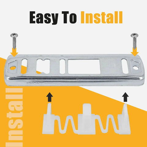 8 Pcs Sliding Closet Door Floor Guide Set Bypass Bottom Guide Adjustable Floor Guide In Stamped Steel Hardware Replacement Fits 0.75 To 1.375 Inch Doors Compatible With ACME 121 And Prime-Line N 6560 For Standard Bypass Closet Doors