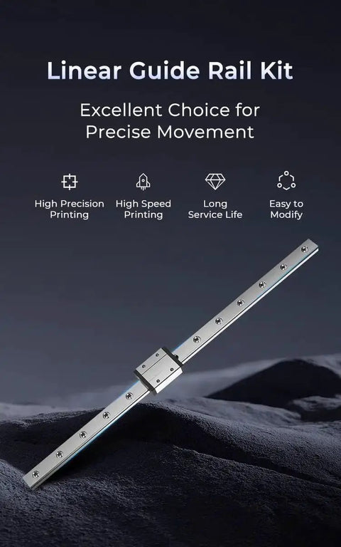 Upgraded Ender-3 Linear Rail Guide Kit MGN12 320mm for ultra smooth motion, high precision printing, high speed performance