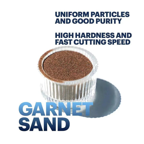 Garnet Sand Blasting Media 100 Grit For Blasting And Waterjet Cutting 55 Lbs Pro Grade Abrasive Garnet Sand For Surface Prep