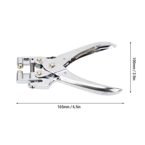 5mm Single Hole Punch For 30 Sheets A4 Paper Handheld Manual Puncher With Chrome Plated Rustproof Body and Ergonomic Design