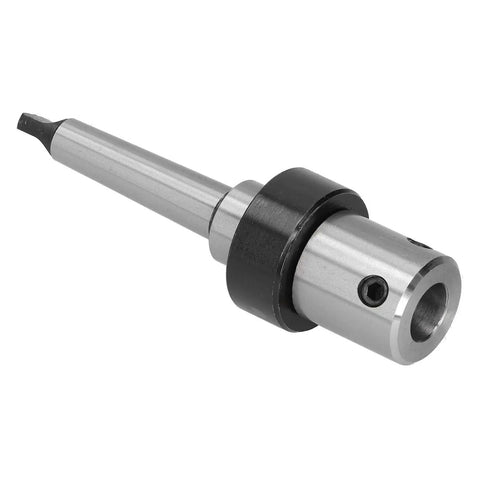 Industrial Morse taper MT2 to R8 drill sleeve adapter, steel, 19.05 mm bore for magnetic and radial drills