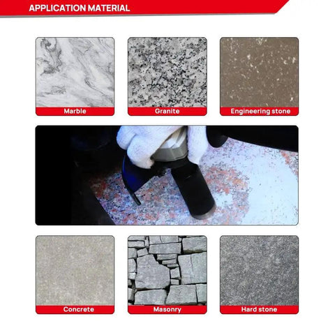 Diamond Core Drill Bit 38mm 5/8-11 Welded Hole Saw for Granite Marble and Hard Stone Wet or Dry Use with Angle Grinder