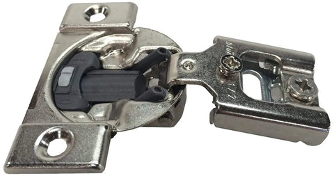 Soft Close Compact BLUMOTION 38N Hinge For Face-Frame Cabinets, 105 Degree Opening, 1/2 Overlay, Screw-On Mount, 4-Pack Blum 38N355B.08 Delivers Smooth Quiet Damping