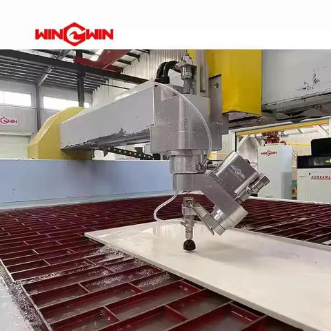014589-1 87K End Cap Tie Rod for waterjet flow cutting machine and water jet cutter in operational setting