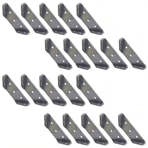 10 Pieces Triangle Bracket Furniture Support Thickened Universal Corner Connector for heavy duty shelving and cabinet reinforcement.