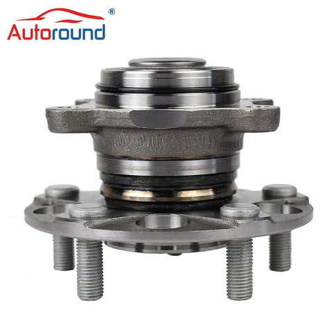 Front view of Rear Wheel Hub And Bearing Assembly 512257 for Honda Civic 2006-2011 LX DX GX 5 Lug with ABS Compatible Replacement Part