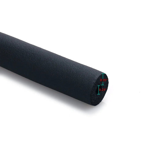 URBEST pipe insulation tubing, black foam, 6 ft length, 6x9 mm (ID x OD)