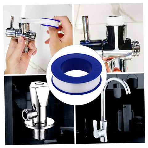 20 Rolls PTFE Tape High Temperature Waterproof Thread Sealant For Plumbing on metal pipe fittings and faucet