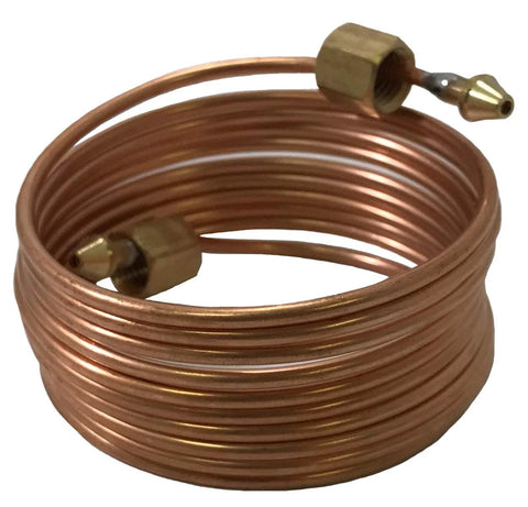 Sherco-Auto 72in copper oil pressure gauge line kit with brass fittings, universal auto/tractor use
