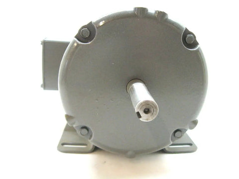 Front view of General Purpose 3-Phase Electric Motor Single Unit 3/4 HP 1,725 RPM TEFC 56 Frame 208-230/460V with keyed shaft