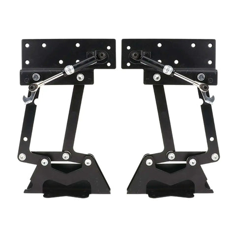 Two Piece Folding Coffee Table Hinges with Lifting Top Frame Heavy Duty Spring Lift Mechanism for Coffee Tables and Computer Desks