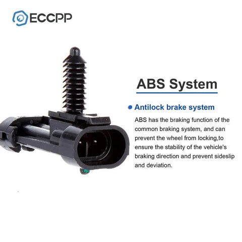 Close-up of ABS sensor component for 2 Pack Beefy Front Wheel Hub Bearing Assembly With ABS For 6-Lug GM Vehicles Including Express 1500 Silverado 1500