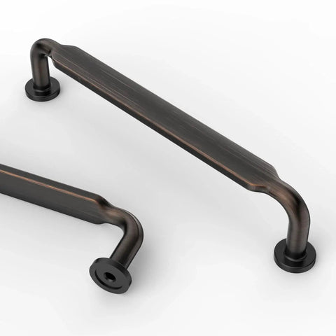 10 Pack 5 Inch Oil Rubbed Bronze Cabinet Handles For Kitchen Cabinets And Drawers Cupboard Pulls Hardware 128mm Durable Solid Metal Pulls