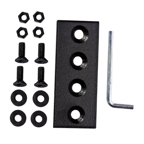 Track Connecting Plates For Barn Door Hardware Two Pack No Sweat Easy Install Carbon Steel Flat Mending Plates Bracket Connectors