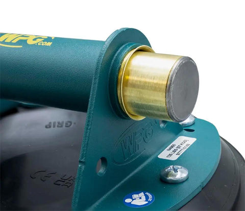 Close-up view of 8 Inch Suction Cup With Metal Handle And Carrying Case Heavy Duty Vacuum Mount For Smooth Nonporous Surfaces