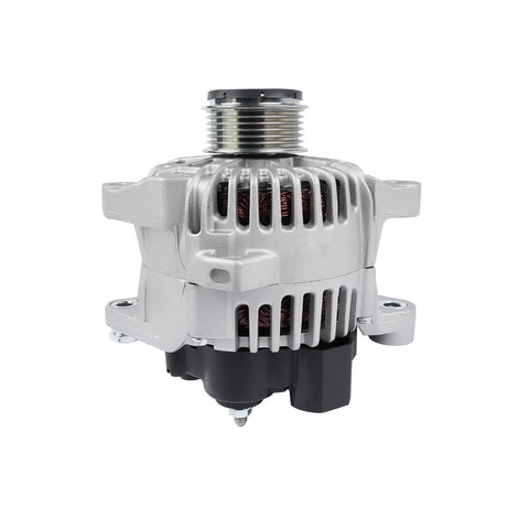 Front view of Alternator Replacement For Hyundai Sonata 2011-2014 2.4L, Tucson 2010-2013 2.4L, Kia Forte Koup OEM Style 373002G150