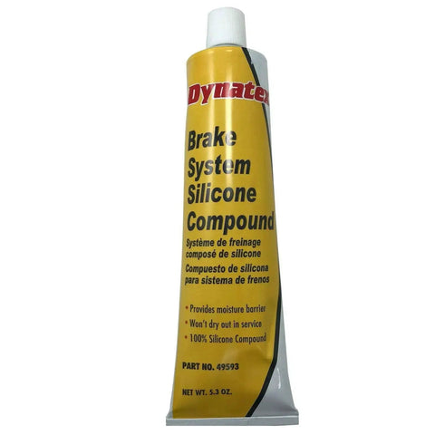 Dynatex Brake System Silicone Lubricant Compound 5.3 Oz Tube For Auto And Marine Use Pro Grade Formula Prevents Squeaks And Wear
